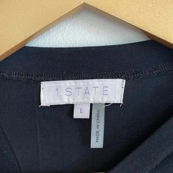 1. State Black and White Color Block Tank Top - Picture 6 of 9